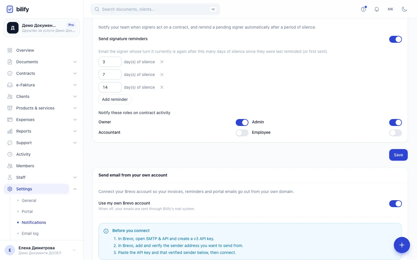 Step 3: Do these steps in Brevo first: create an API key and verify your sender address.